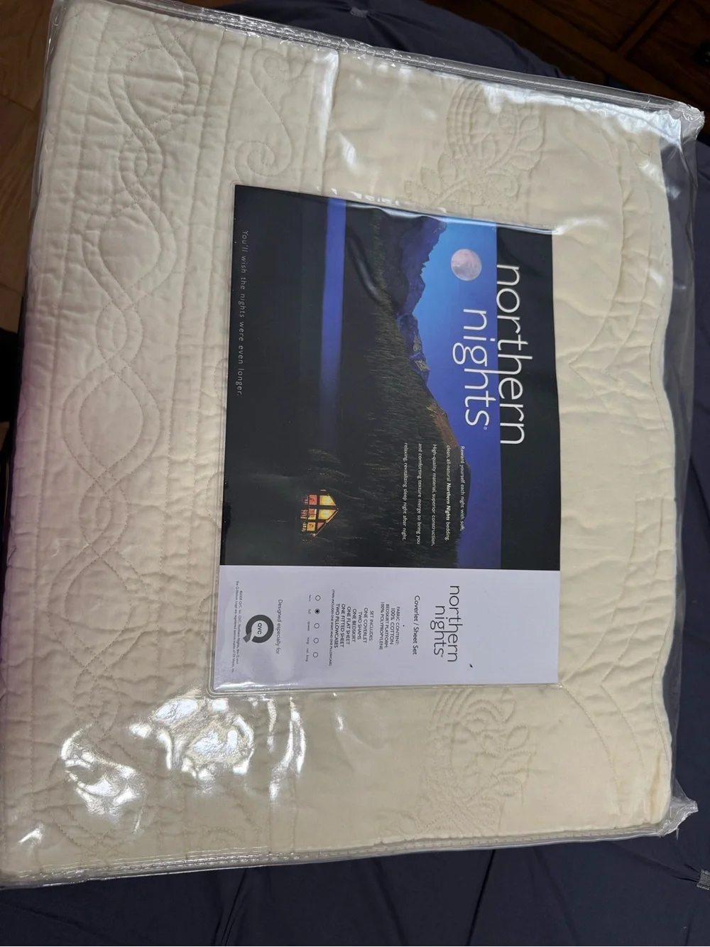 Northern Nights Cream Quilted Bedding - Soft Neutral Comfort
